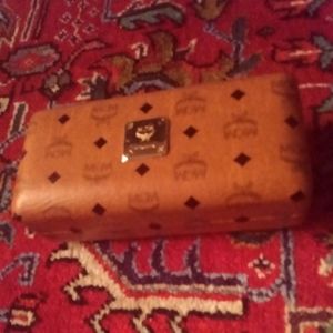 Brand New Authentic MCM eyeglass case with  cleaning  cloth